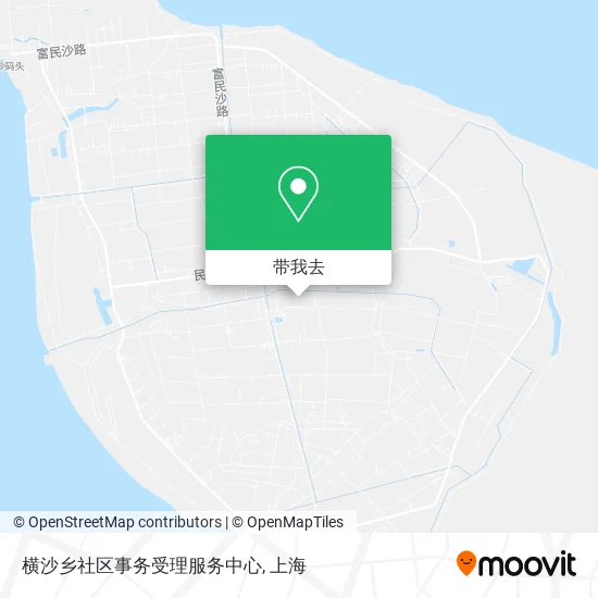 横沙乡社区事务受理服务中心地图