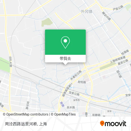 周泾西路远景河桥地图