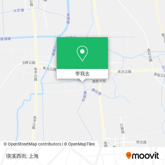 璜溪西街地图