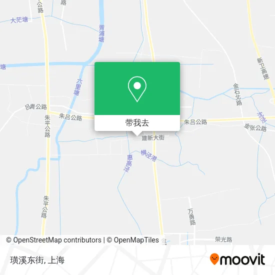 璜溪东街地图