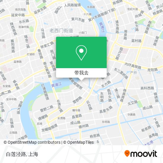 白莲泾路地图