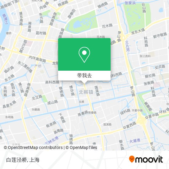 白莲泾桥地图