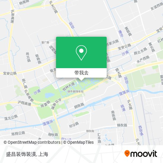 盛昌装饰装潢地图