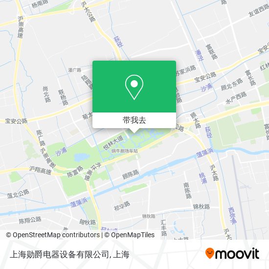 上海勋爵电器设备有限公司地图