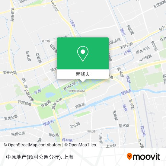 中原地产(顾村公园分行)地图