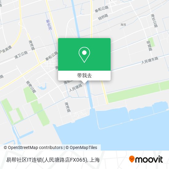 易帮社区IT连锁(人民塘路店FX065)地图