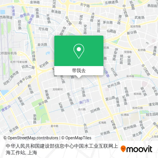 中华人民共和国建设部信息中心中国水工业互联网上海工作站地图