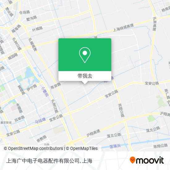 上海广中电子电器配件有限公司地图
