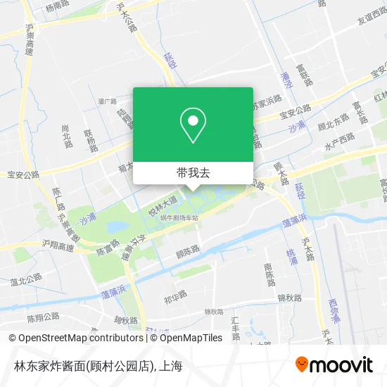 林东家炸酱面(顾村公园店)地图