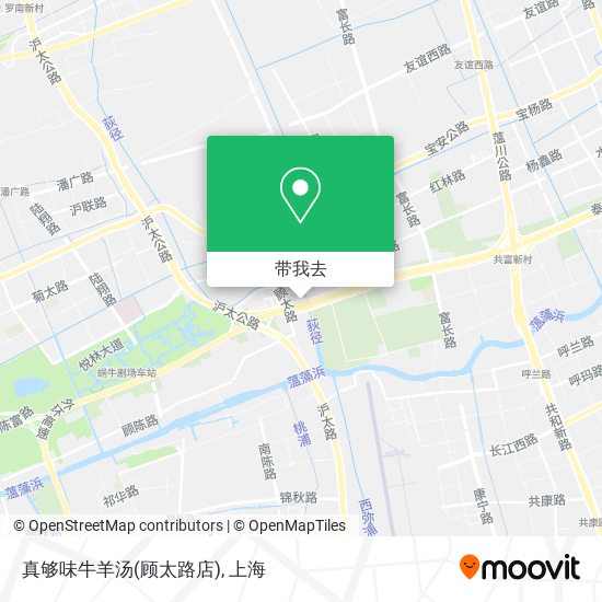 真够味牛羊汤(顾太路店)地图