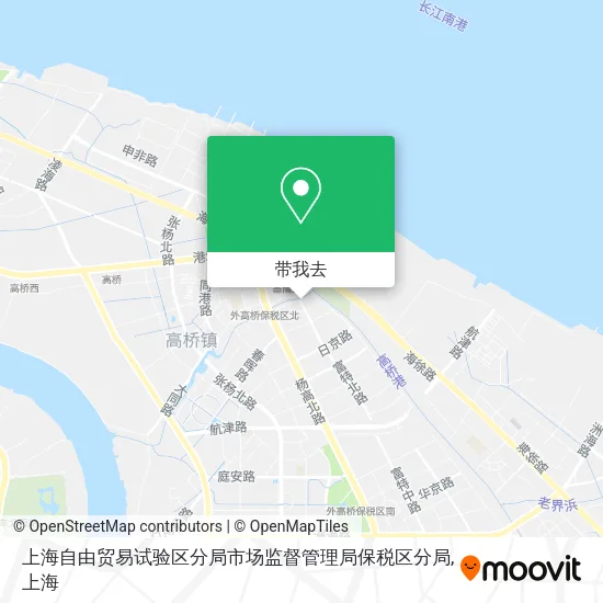 上海自由贸易试验区分局市场监督管理局保税区分局地图