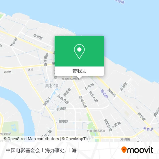 中国电影基金会上海办事处地图