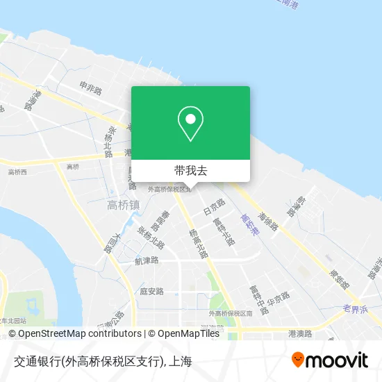 交通银行(外高桥保税区支行)地图
