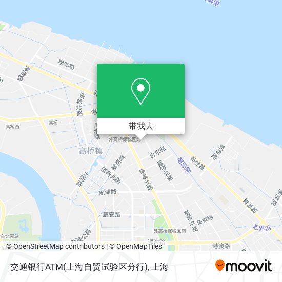 交通银行ATM(上海自贸试验区分行)地图