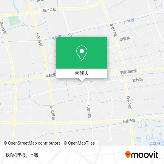 闵家牌楼地图