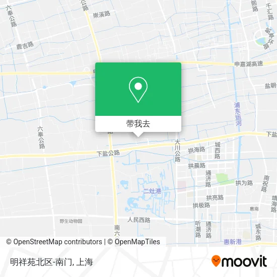 明祥苑北区-南门地图