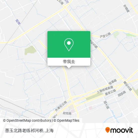 墨玉北路老练祁河桥地图