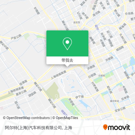 阿尔特(上海)汽车科技有限公司地图