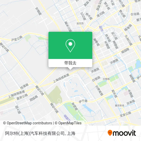 阿尔特(上海)汽车科技有限公司地图