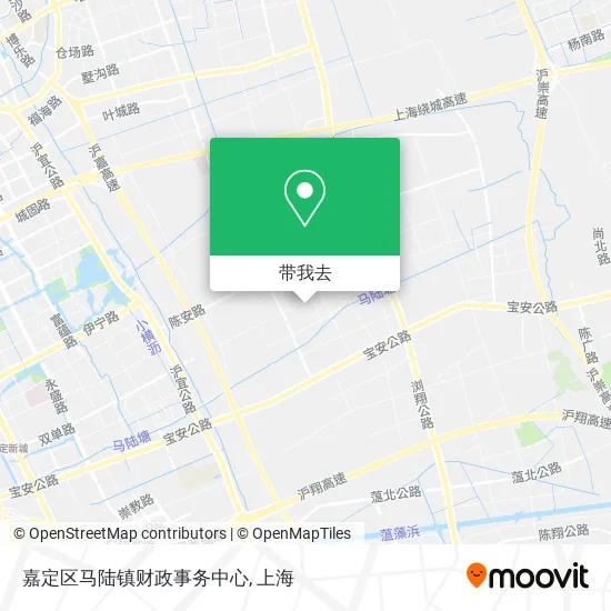 嘉定区马陆镇财政事务中心地图