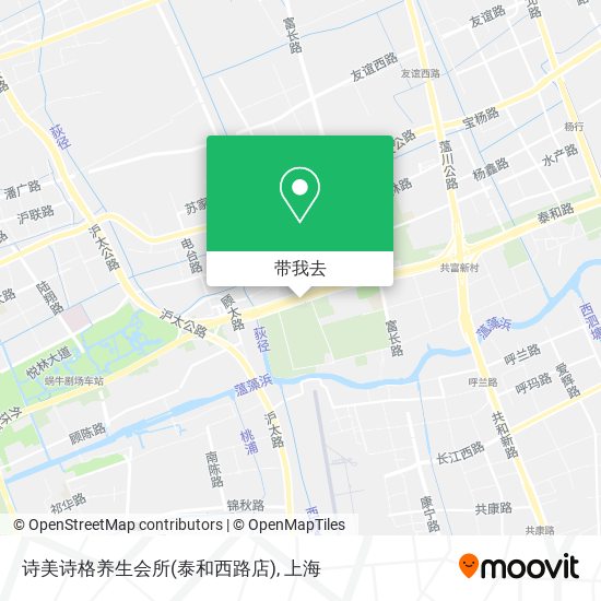 诗美诗格养生会所(泰和西路店)地图