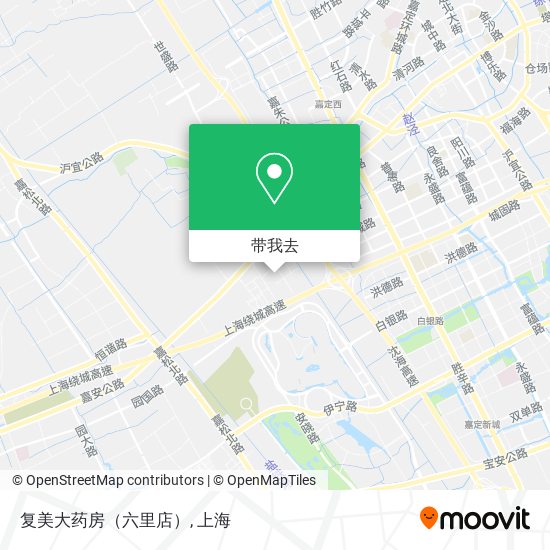 复美大药房（六里店）地图