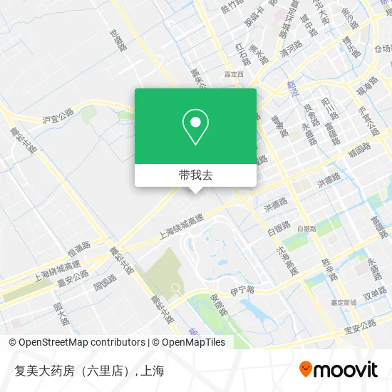 复美大药房（六里店）地图