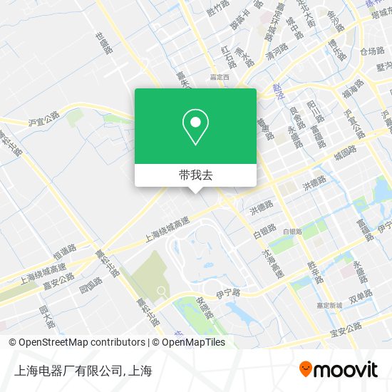 上海电器厂有限公司地图