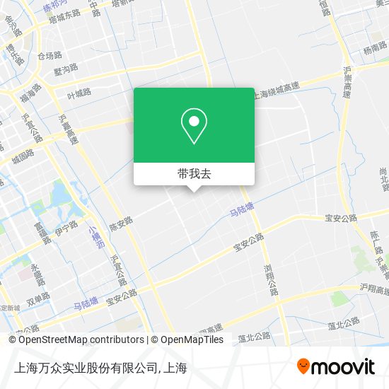 上海万众实业股份有限公司地图