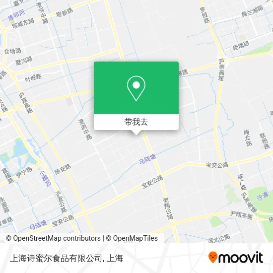 上海诗蜜尔食品有限公司地图