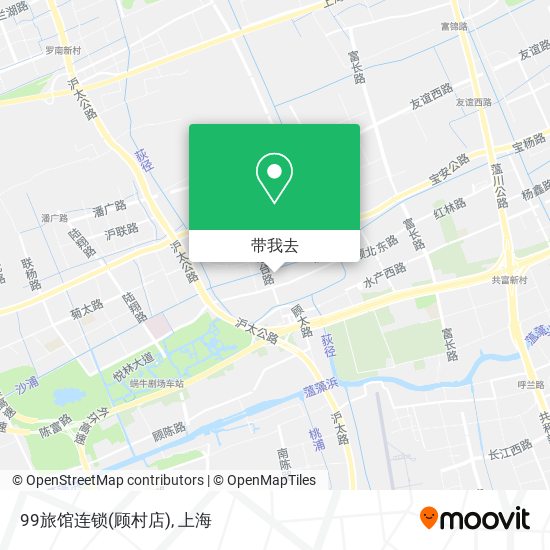 99旅馆连锁(顾村店)地图