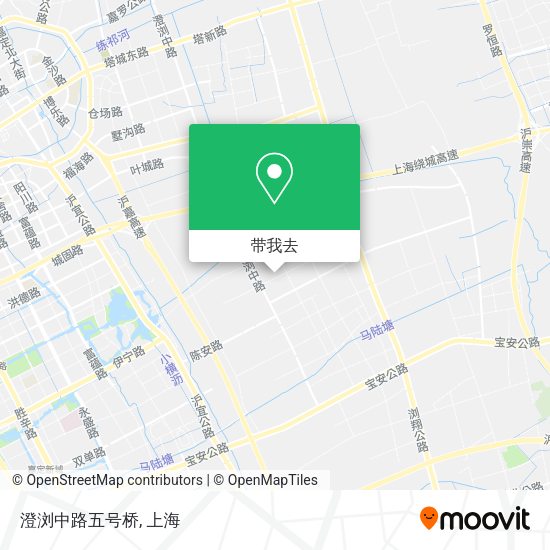 澄浏中路五号桥地图