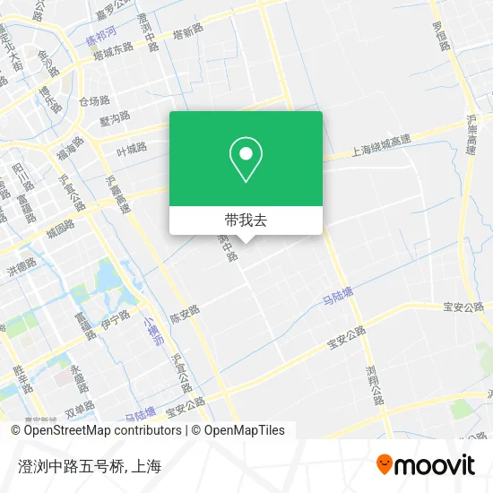澄浏中路五号桥地图