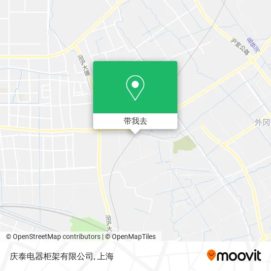 庆泰电器柜架有限公司地图