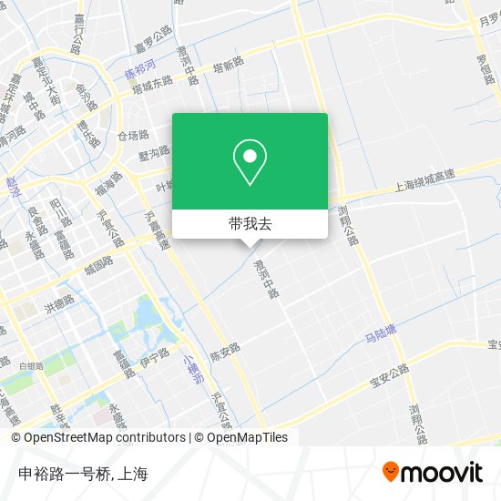 申裕路一号桥地图