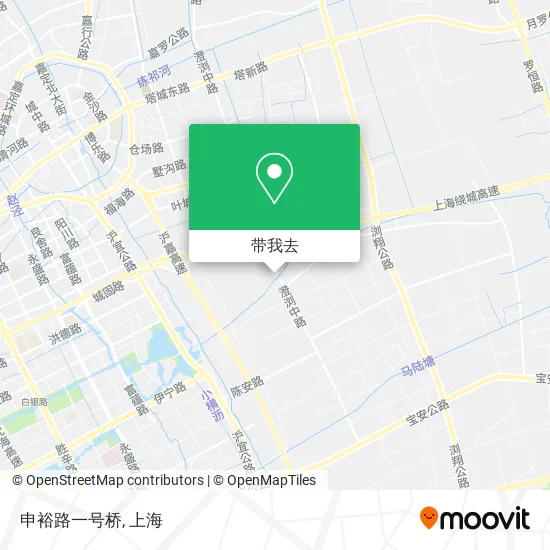 申裕路一号桥地图