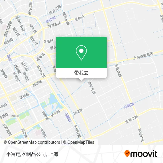 平富电器制品公司地图