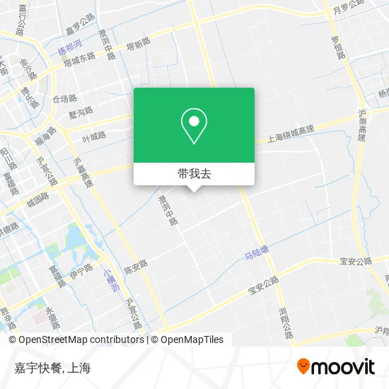 嘉宇快餐地图