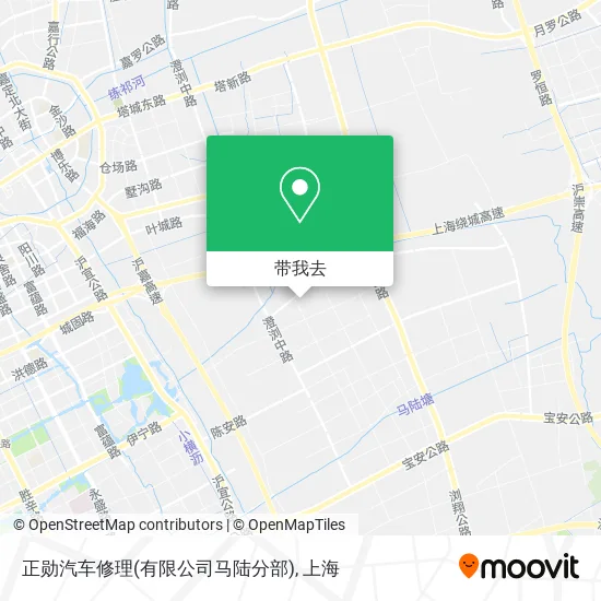 正勋汽车修理(有限公司马陆分部)地图