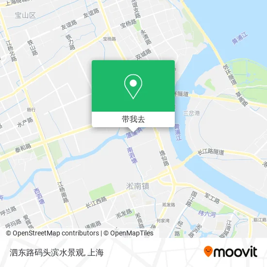 泗东路码头滨水景观地图