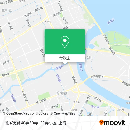 淞滨支路40弄80弄120弄小区地图