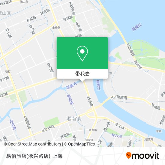 易佰旅店(淞兴路店)地图