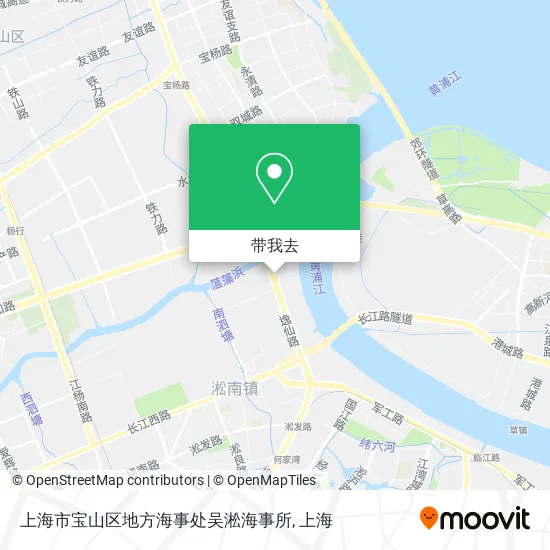 上海市宝山区地方海事处吴淞海事所地图