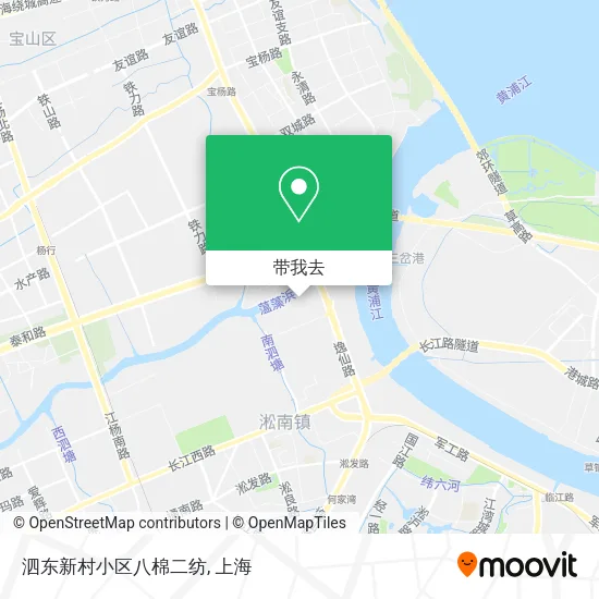泗东新村小区八棉二纺地图