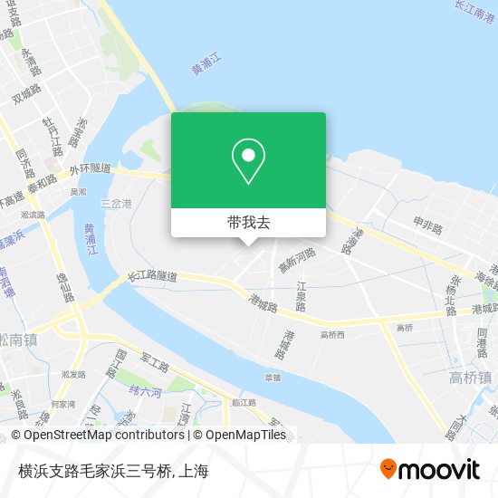 横浜支路毛家浜三号桥地图