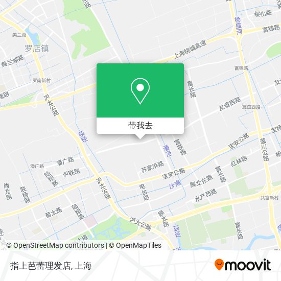 指上芭蕾理发店地图