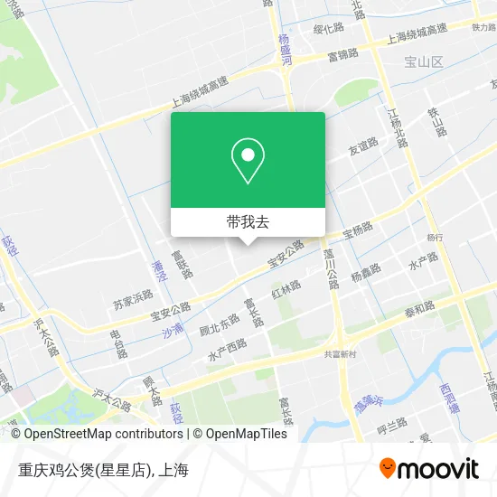 重庆鸡公煲(星星店)地图