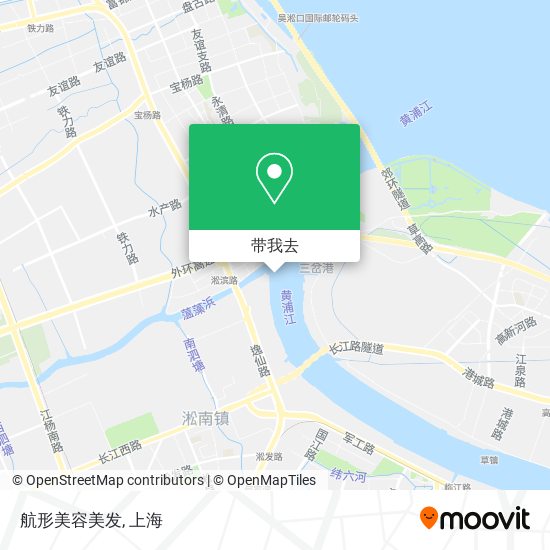 航形美容美发地图