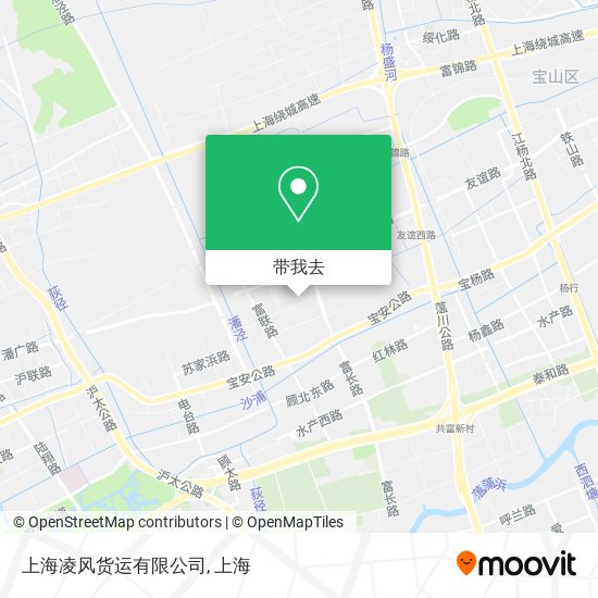 上海凌风货运有限公司地图