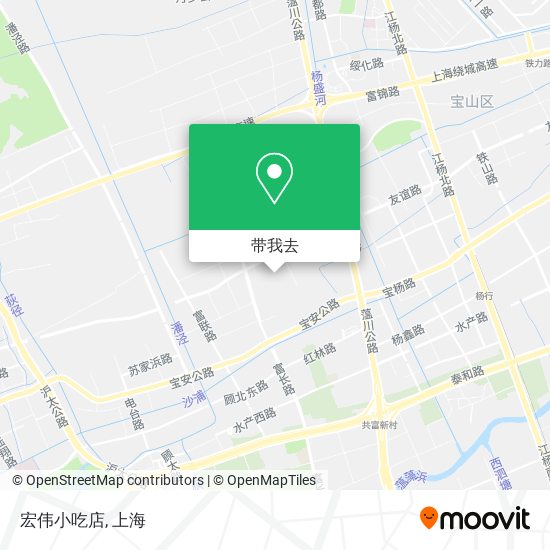 宏伟小吃店地图